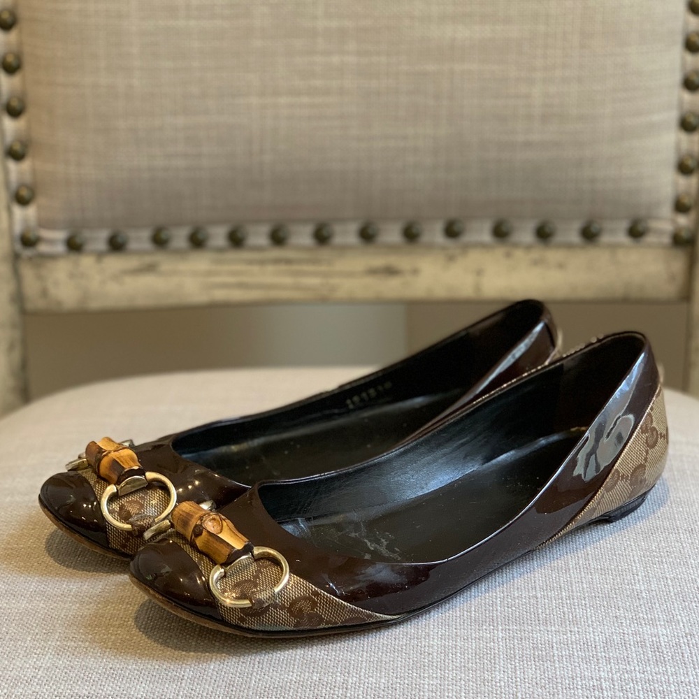 Gucci Bamboo Flats
